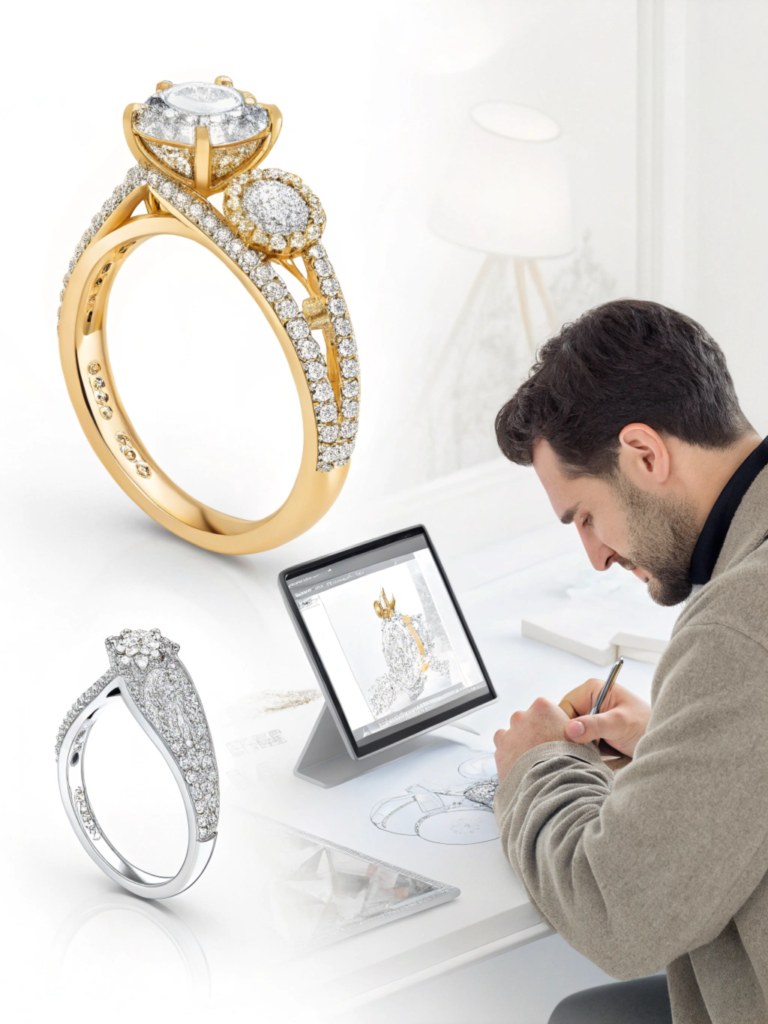 Experienced 3D jewelry design team
