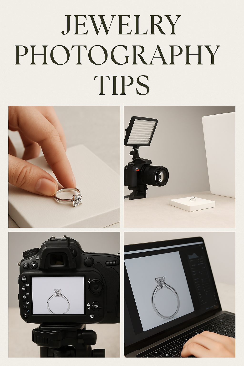 Master professional jewelry photography tips to make your jewelry sparkle effortlessly. Learn how lighting, angles, and reflections create stunning product images.