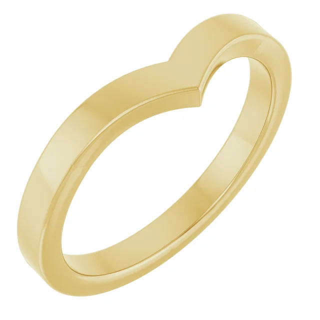 This V shaped gold stacking ring is the perfect blend of modern elegance and timeless design. Its chevron shape makes it ideal as a wedding band enhancer or a stackable minimalist ring for daily wear. Crafted from 9K, 14K, 18K gold, or platinum, it offers a delicate yet durable structure. Whether worn alone or stacked with other rings, this piece is a must-have for jewelry lovers who appreciate custom handmade designs. We offer small batch production and one-piece MOQ, ensuring exclusivity and quality.