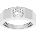 This 7mm round solitaire engagement ring mounting is the perfect base for classic custom designs. Crafted to fit a 7mm round stone, it offers elegant simplicity with full customization support and MOQ of just one piece.
