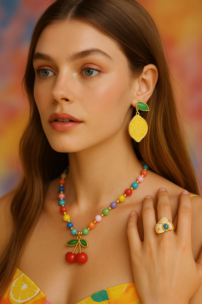 To summarize, 2025 is all about expressive, joyful, and unconventional jewelry—and brands that embrace these styles will connect more deeply with today’s consumers. That’s why now is the perfect time to experiment with funky, playful designs that still feel high-end.