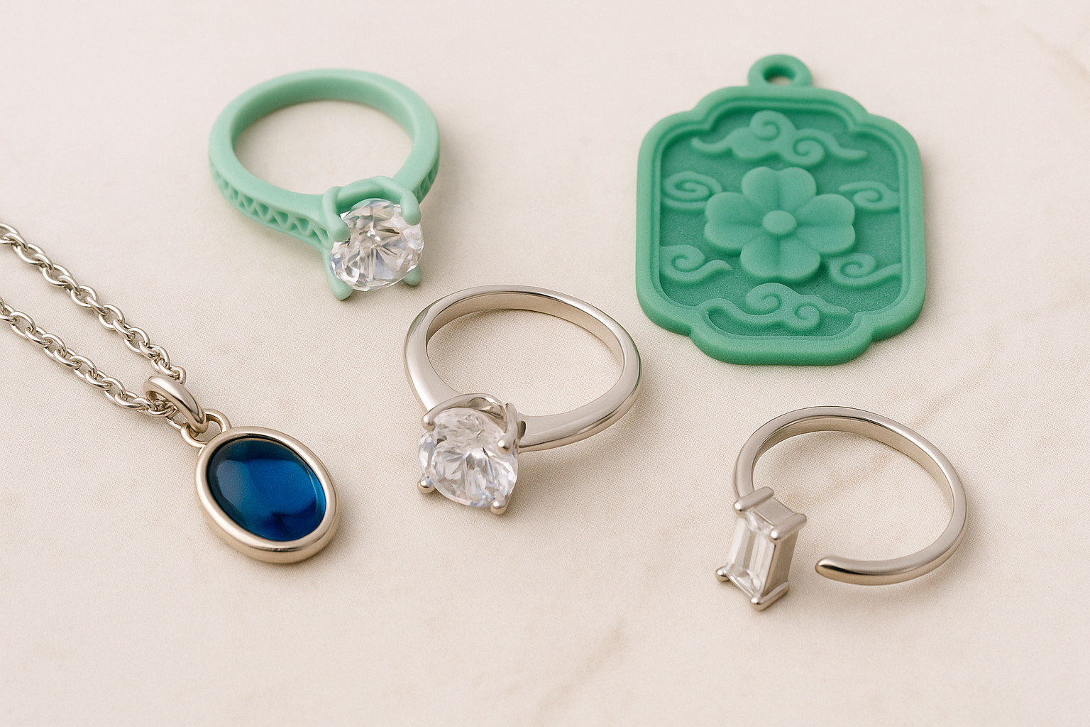 The fusion of artistry and technology is reshaping how we think about jewelry. 3D printed jewelry isn't just a trend—it's a tool for empowerment, offering limitless customization, efficient production, and futuristic style. With Alpha Jewelry’s full-spectrum support, turning your ideas into wearable art has never been easier.