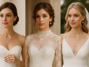 Wedding Jewelry Styling Guide 2025: Match Your Dress, Hairstyle & Venue Your wedding day is more than just a ceremony – it’s a once-in-a-lifetime moment when every detail should reflect your unique style and love story. While your dress may be the centerpiece, your jewelry is the finishing touch that brings your entire bridal look together. In 2025, wedding jewelry trends lean toward personalized designs, timeless elegance, and cohesive styling between your gown, accessories, and setting. Whether you’re walking down a sandy aisle at sunset or under a crystal chandelier, the right ring, necklace, and earrings can elevate your bridal presence from beautiful to unforgettable.