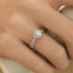 Though bold in design, this floral engagement ring blends effortlessly with various band styles. You can stack it with a plain band for everyday elegance, or pair it with matching floral accents for weddings. Its uniqueness makes it suitable for nature lovers or those seeking something beyond the classic solitaire.