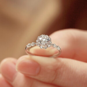 This custom sunflower ring is crafted in solid gold and set with a brilliant moissanite center stone. In addition, clients may select their preferred gold color, ring size, and finish to create a piece that feels truly personal. Whether you’re looking for a meaningful gift or a unique women’s statement ring, our sunflower design can be tailored to match your vision. Furthermore, visit our Custom Rings Page for more details or explore our Bespoke Jewelry Collection .