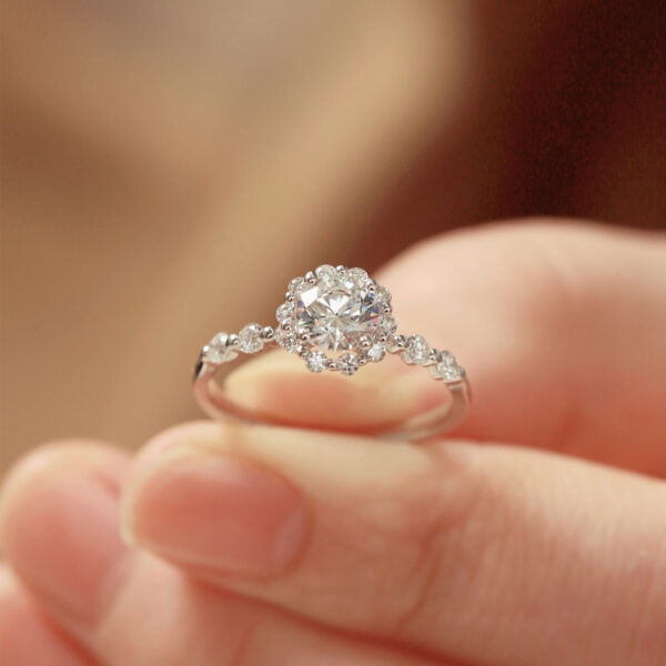 This custom sunflower ring is crafted in solid gold and set with a brilliant moissanite center stone. In addition, clients may select their preferred gold color, ring size, and finish to create a piece that feels truly personal. Whether you’re looking for a meaningful gift or a unique women’s statement ring, our sunflower design can be tailored to match your vision. Furthermore, visit our Custom Rings Page for more details or explore our Bespoke Jewelry Collection .