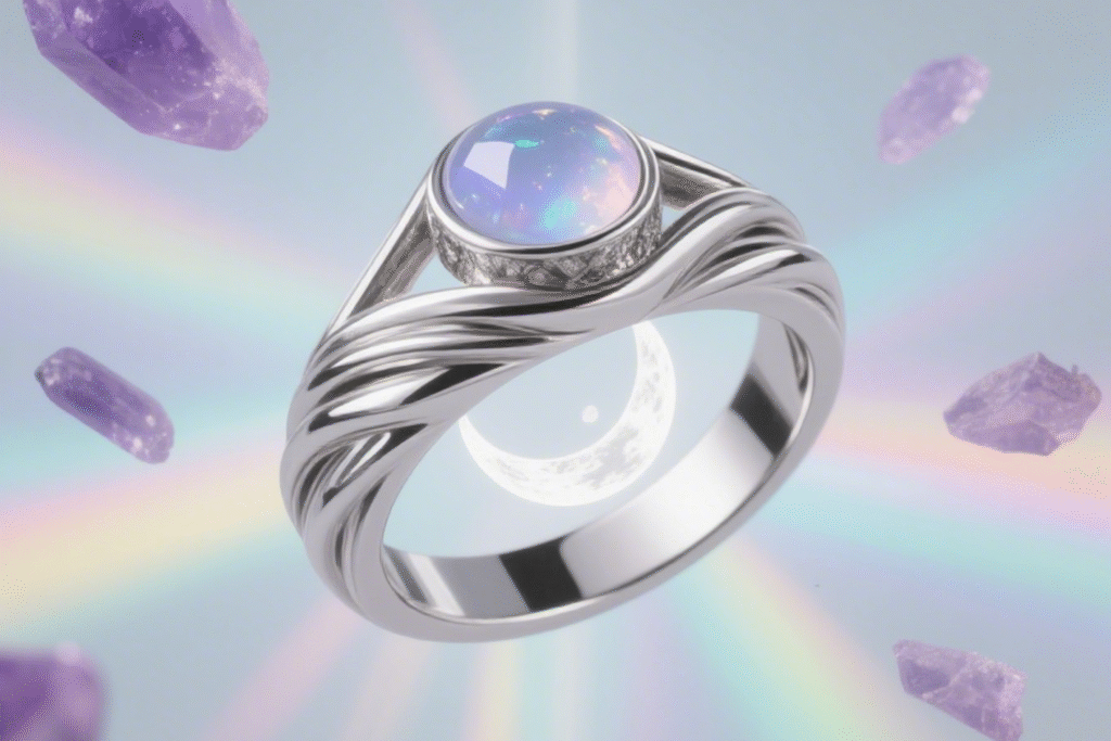 Explore surrealist jewelry inspired by dreamcore aesthetics. Discover twisted lines, floating gems, and asymmetric rings crafted with Alpha Jewelry’s one-piece customization.