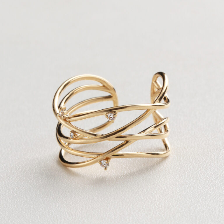 At Alpha Jewelry Factory, we specialize in crafting nature-inspired jewelry, like this hollow weave branch ring. Moreover, each piece is meticulously handmade to ensure both beauty and durability. As a result, our rings are not only elegant but also meaningful, reflecting individuality and style. For inspiration, explore Pinterest or learn more about metals and gemstones on GIA.org .