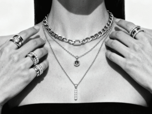 Explore the upgraded jewelry stacking trend—learn how custom stackable rings and layering necklaces can create your unique style with Alpha Jewelry.