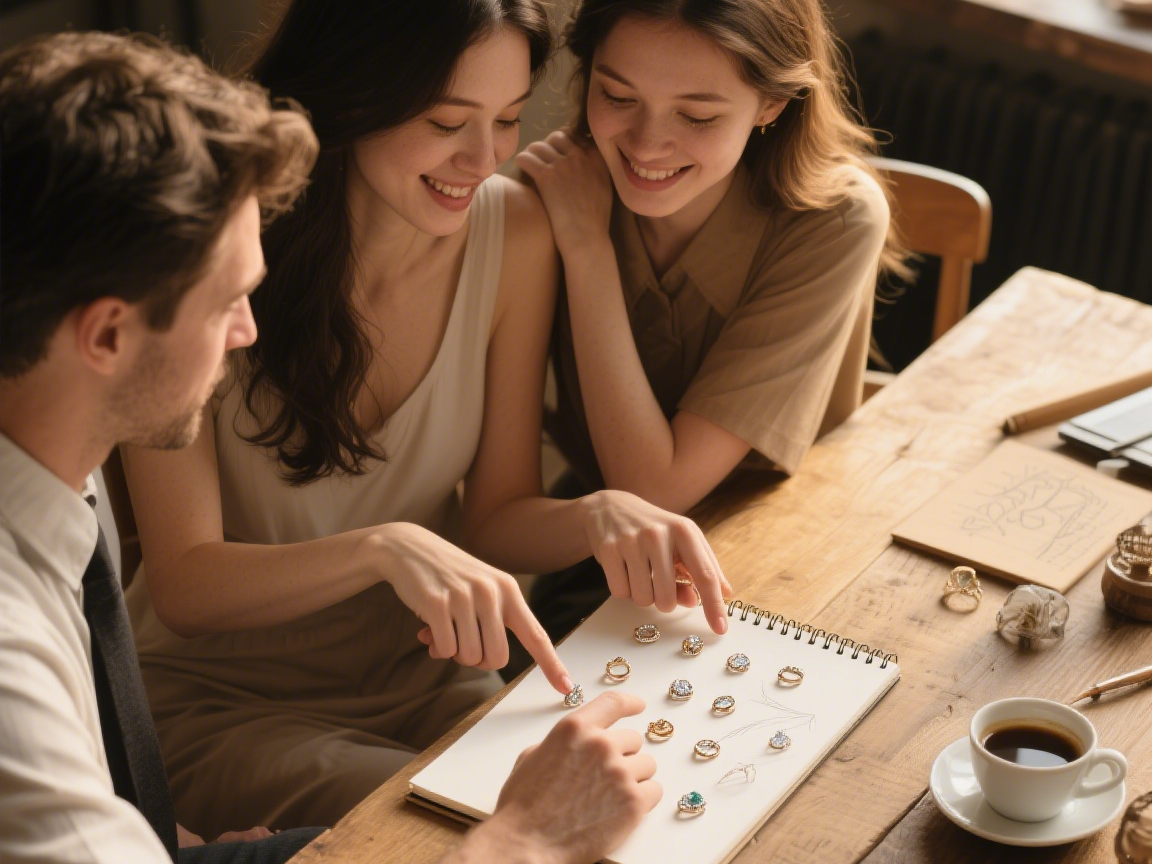 First, every custom journey starts with your inspiration. For example, you can share your stories, reference images, or concept descriptions. Even if you don’t have a professional sketch, our team will help you refine your ideas into a design blueprint.