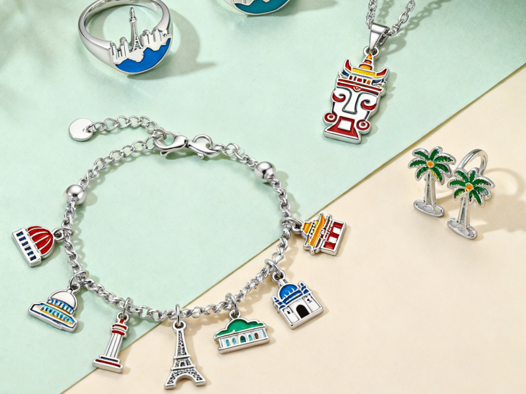 Every trip, every landmark, and every cultural encounter leaves an imprint on our hearts. With custom travel jewelry, you can carry these experiences with you, transforming memories into meaningful rings, necklaces, or bracelets that are truly one-of-a-kind.