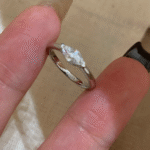 This marquise cut engagement ring features a stunning D color moissanite as its centerpiece, set on a sleek, minimalist band. In addition, you can personalize it in S925 silver, 9K, 14K, 18K gold, or Pt950 platinum, each available in white, yellow, or rose finishes.