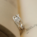 Lab diamond engagement ring crafted in solid white gold, designed with balanced proportions and timeless elegance. Ideal for custom fine jewelry.