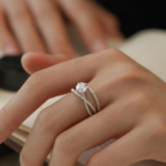 Lab diamond engagement ring crafted in solid white gold, designed with balanced proportions and timeless elegance. Ideal for custom fine jewelry.