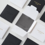 The pouch is designed to hold jewelry such as rings, necklaces, bracelets, and small accessories with ease. Its structure allows jewelry to remain protected from dust and surface contact while maintaining a neat appearance inside boxes or outer packaging. This custom logo jewelry pouch integrates smoothly into existing packing systems and works well as an inner layer for jewelry boxes, shipping packages, or retail presentation.