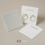 Logo customization is available to support brand identity in a subtle and controlled way. Your logo can be added to align with your brand’s visual language, whether minimal, modern, or classic. This custom logo jewelry display card is suitable for bulk orders, small batch production, and long-term brand packing use, making it flexible for both emerging designers and established jewelry businesses.