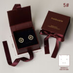 This custom jewelry box supports logo customization, allowing brands to apply their logo for a cohesive packaging experience. In addition, the burgundy color is carefully selected to suit both modern and classic jewelry collections, making it a versatile packaging option for various product lines.