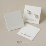 Logo customization is available to support brand identity in a subtle and controlled way. Your logo can be added to align with your brand’s visual language, whether minimal, modern, or classic. This custom logo jewelry display card is suitable for bulk orders, small batch production, and long-term brand packing use, making it flexible for both emerging designers and established jewelry businesses.