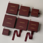 This custom jewelry box supports logo customization, allowing brands to apply their logo for a cohesive packaging experience. In addition, the burgundy color is carefully selected to suit both modern and classic jewelry collections, making it a versatile packaging option for various product lines.