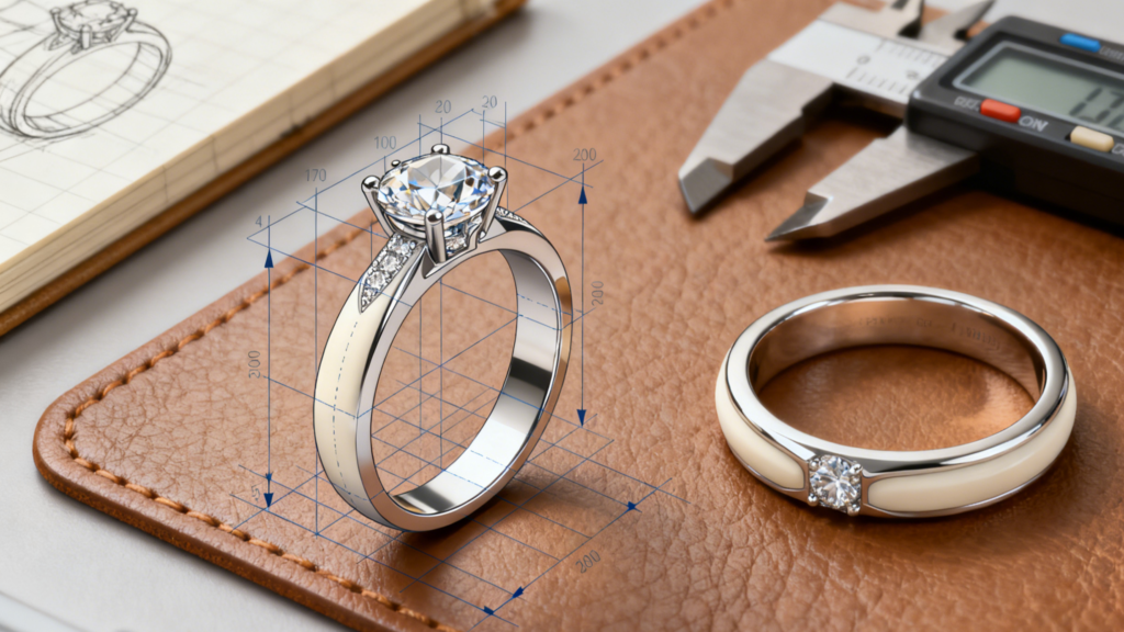 Why Lab-Grown Diamonds Fit Design-First Rings Lab-grown diamonds naturally complement design first engagement rings. Because they offer consistent quality and flexibility in size selection, designers can prioritize proportion rather than compromise due to availability or cost constraints. This allows the diamond to enhance the design rather than dominate it. Whether paired with 18K or 9K gold, lab-grown diamonds help maintain visual harmony while keeping the focus on form and craftsmanship.