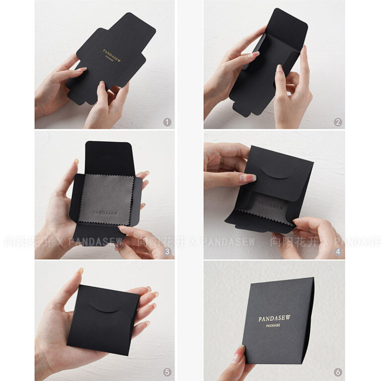 The pouch is designed to hold jewelry such as rings, necklaces, bracelets, and small accessories with ease. Its structure allows jewelry to remain protected from dust and surface contact while maintaining a neat appearance inside boxes or outer packaging. This custom logo jewelry pouch integrates smoothly into existing packing systems and works well as an inner layer for jewelry boxes, shipping packages, or retail presentation.