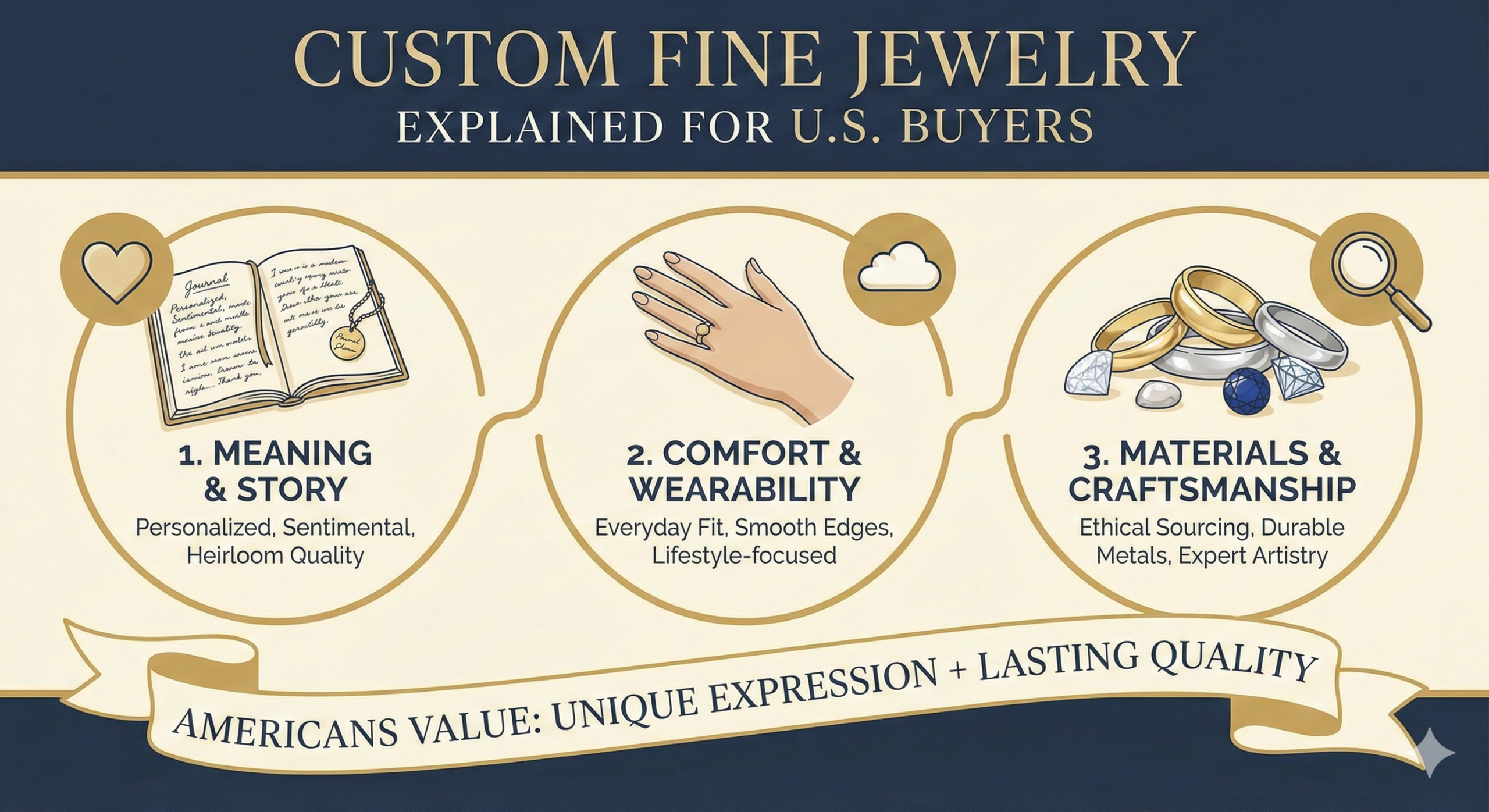 custom fine jewelry, custom jewelry USA, personalized fine jewelry, custom ring design, bespoke jewelry, lab grown diamond jewelry, fine jewelry customization