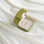 Custom Velvet Ring Box – Premium Suede Jewelry Gift Box - Image 2