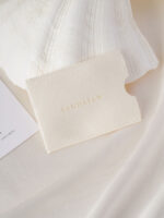 This custom microfiber card holder features a slim design and a soft suede feel. It provides a secure and elegant solution for card branding.