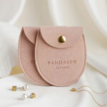 Custom Microfiber Saddle Pouch – Elegant Suede Jewelry Storage Bag - Image 6