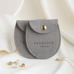 Custom Microfiber Saddle Pouch – Elegant Suede Jewelry Storage Bag - Image 4