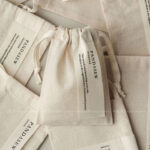 Custom Cotton Drawstring Pouch – Vintage Style Jewelry Storage Bag