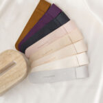 This custom microfiber slim pouch features a long design and a soft suede feel. It provides a secure and elegant solution for small item branding.