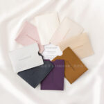 This custom microfiber card holder features a slim design and a soft suede feel. It provides a secure and elegant solution for card branding.