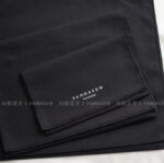 This custom cotton envelope pouch features a sleek design and soft fabric. It provides a natural and secure solution for jewelry branding.