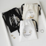 Custom Clear Canvas Pouch – Unique Jewelry Storage Bag