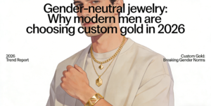Gender-neutral jewelry: Why modern men are choosing custom gold in 2026