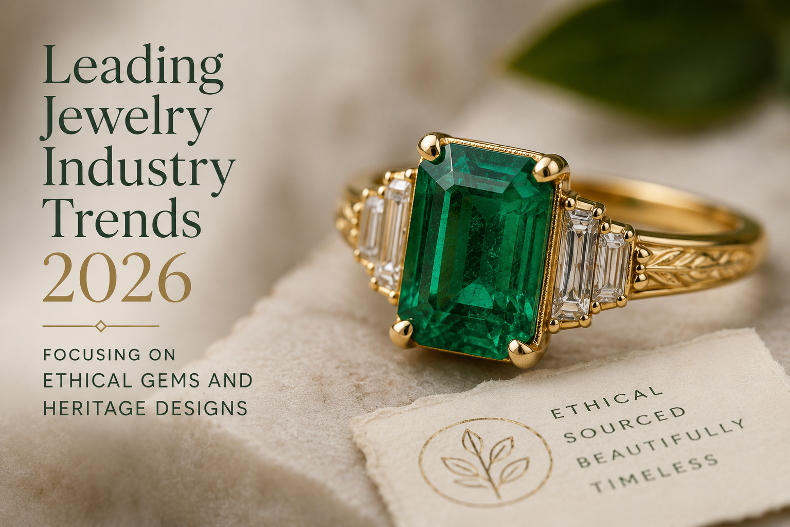 As we move further into the second quarter, Jewelry Industry Trends 2026 are increasingly defined by the intersection of traditional heritage and advanced ethical transparency. This week, from April 6 to April 10, the global jewelry market has seen a surge in demand for "Investment-Grade" gemstones and a refined approach to sustainable luxury. Amidst the ongoing volatility of precious metal markets, the industry’s leaders are pivoting toward narratives of permanence and traceable origins to capture the high-net-worth segment.