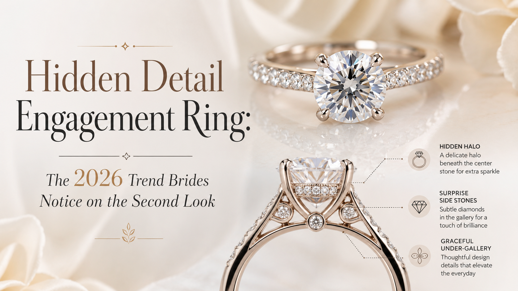 Hidden Detail Engagement Ring: The 2026 Trend Brides Notice on the Second Look