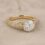 OEM 10K yellow gold moissanite engagement ring manufacturer — custom jewelry manufacturing photo 1