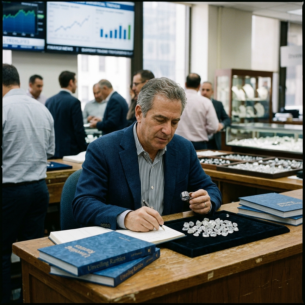 Diamond Dealer Jeff Pancis Publishes Memoir "Unveiling Rarities" — jewelry industry news editorial photo