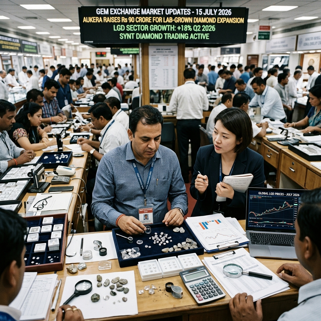 Jewelry Industry News: Aukera Raises Rs 90 Crore for Lab-Grown Diamond Expansion Aukera Raises Rs 90 Crore for Lab-Grown Diamond Expansion — jewelry industry news editorial photo