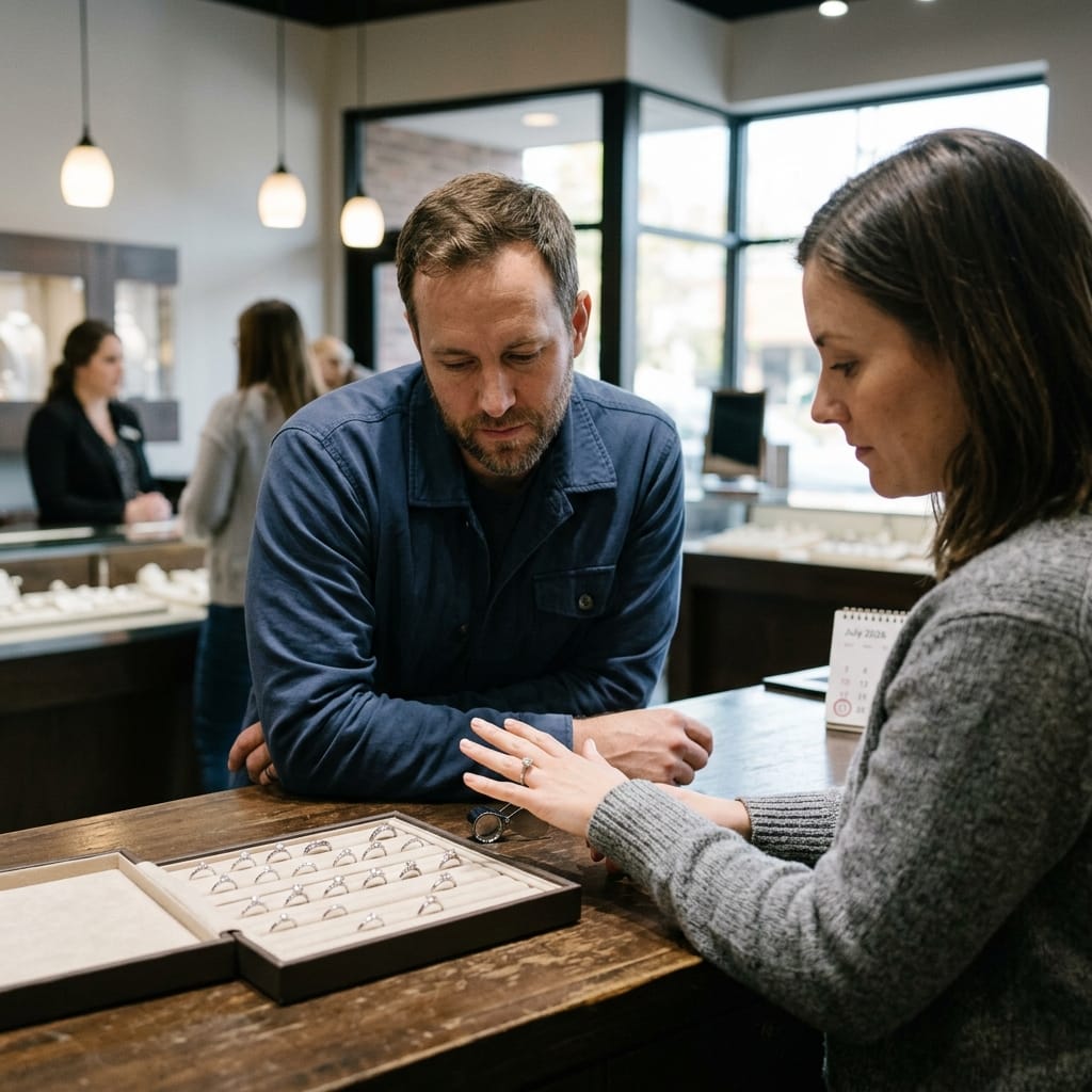 Engagement Ring Shoppers Who Leave May Still Return — jewelry industry news editorial photo