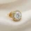 OEM 9K yellow gold lab-grown diamond earring manufacturer — custom jewelry manufacturing photo 1