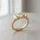 OEM 9K yellow gold IGI lab-grown diamond anniversary ring manufacturer — custom jewelry manufacturing photo 1