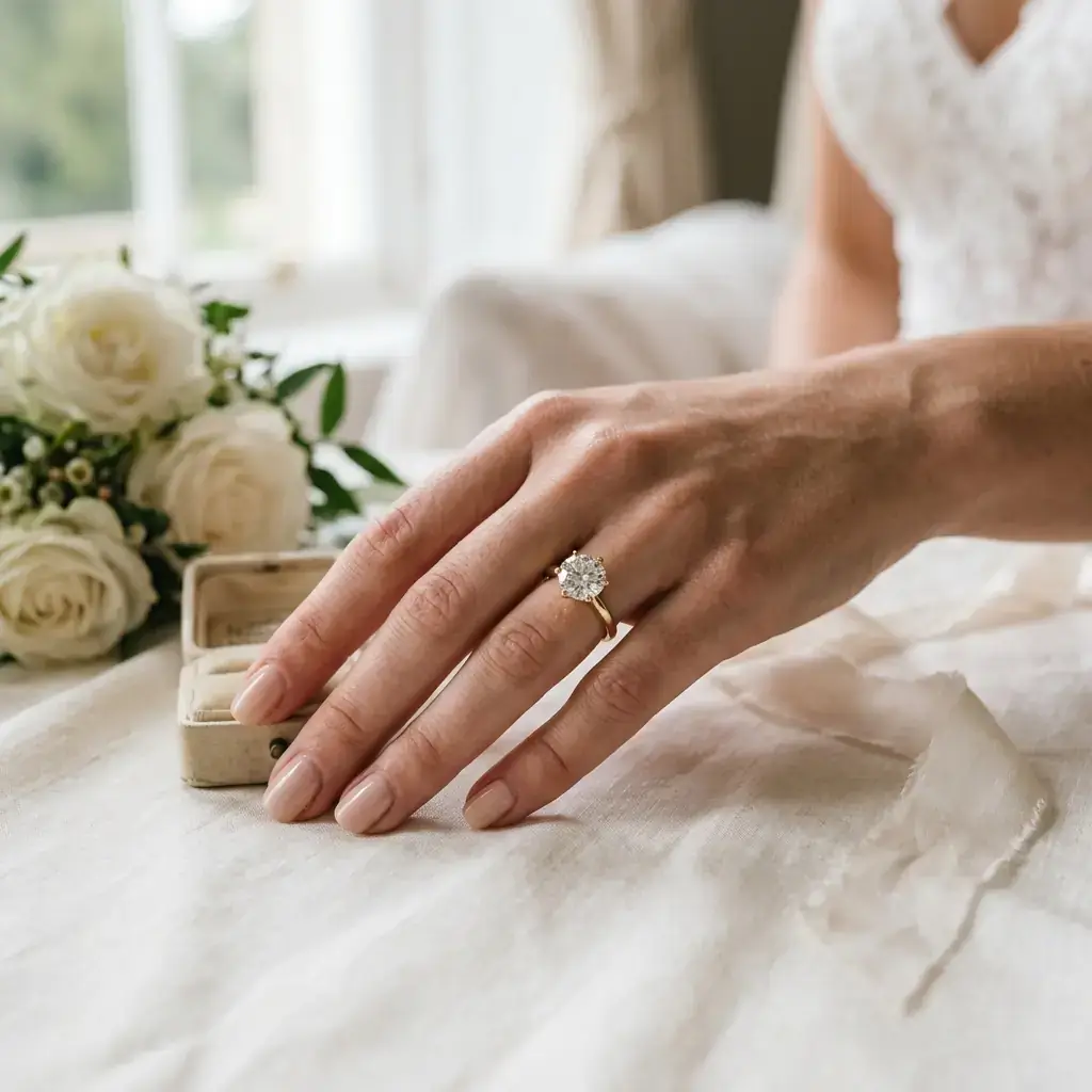 fine jewelry OEM factory for 9K yellow gold lab-grown diamond custom ring —… fine jewelry OEM factory for 9K yellow gold lab-grown diamond custom ring — custom jewelry manufacturing photo 2