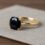 OEM 10K yellow gold onyx engagement ring manufacturer — custom jewelry manufacturing photo 1