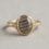 custom 10K yellow gold agate engagement ring — custom jewelry manufacturing photo 1
