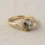 private label 10K yellow gold agate engagement ring supplier — custom jewelry manufacturing photo 1