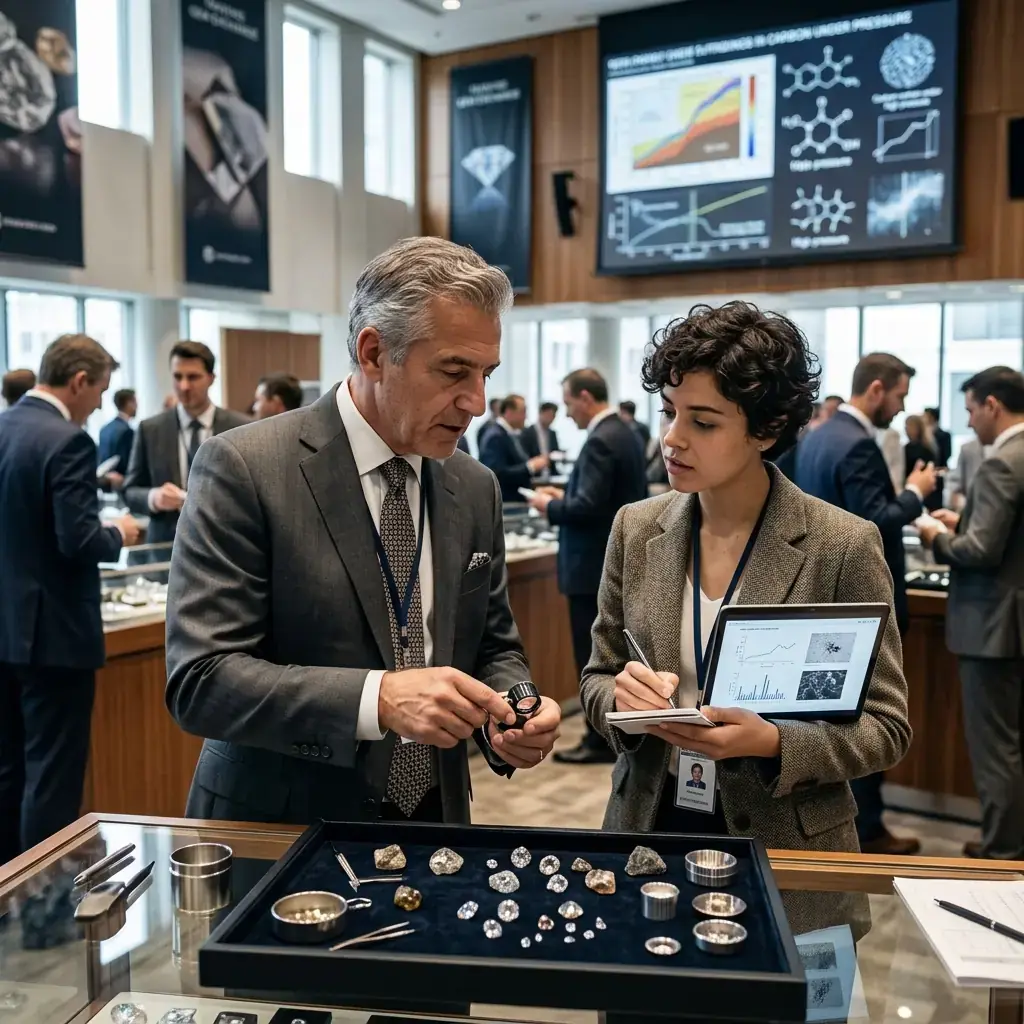 Diamond Research: Melting Experiments Reveal Surprising Behavior — jewelry industry news editorial photo