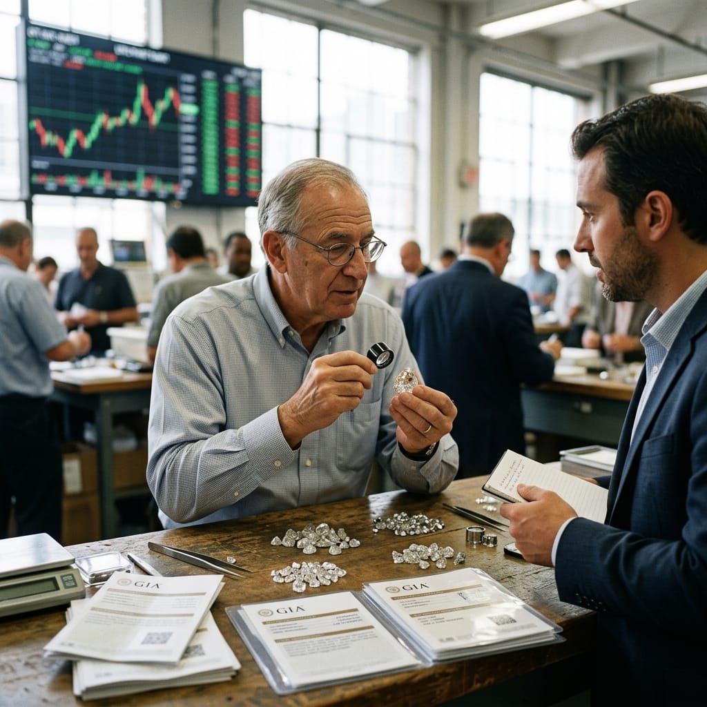GIA Documents First CVD Diamond Cut to Mimic Natural Rough — jewelry industry news editorial photo
